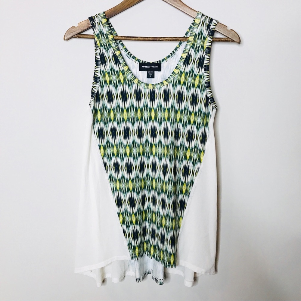Fifteen Twenty Green Knit Top Layering